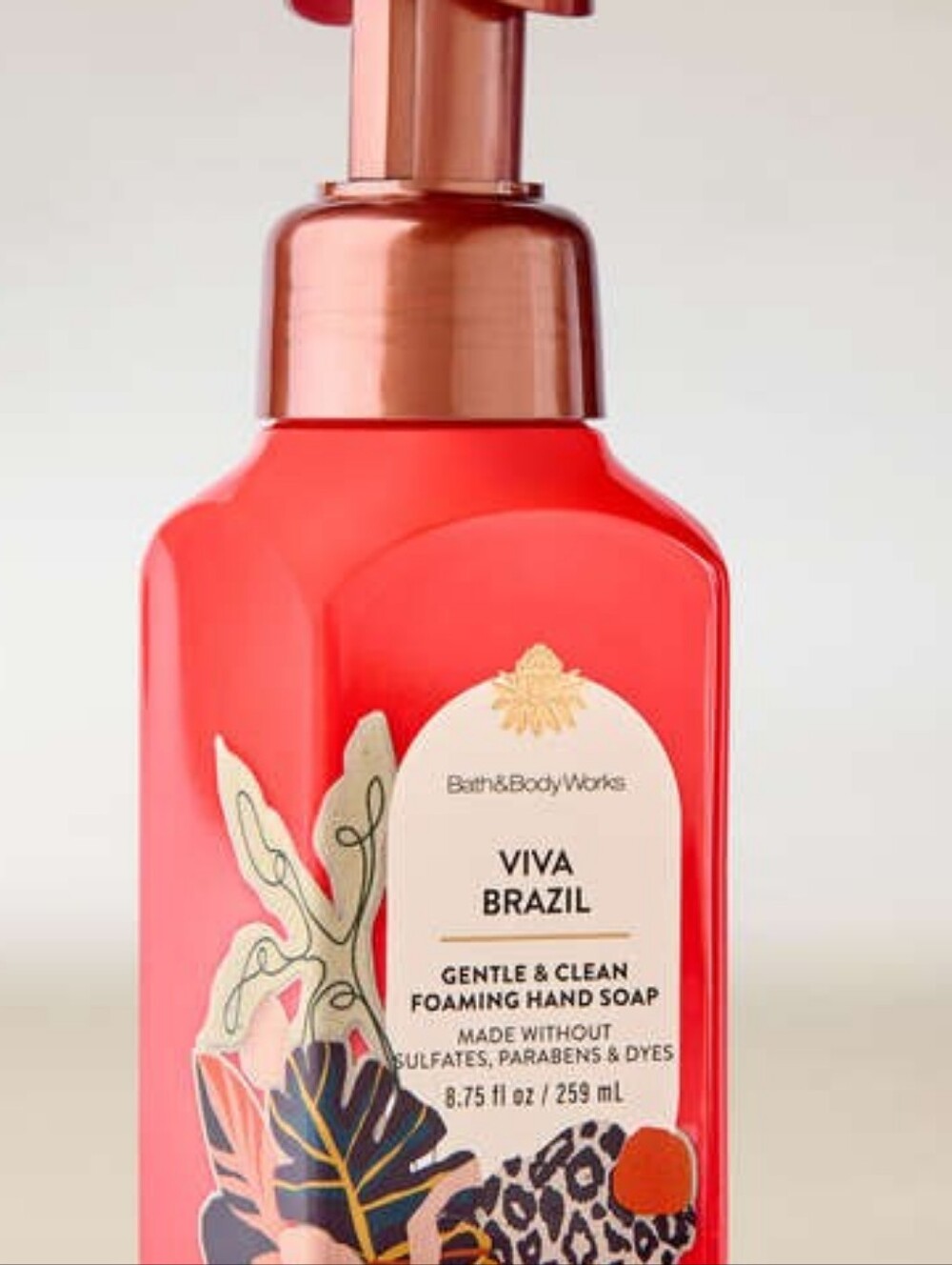 Bath & Body Works Viva Brazil Foaming Hand Soap 8.75 Fl Oz - Picture 3 of 5